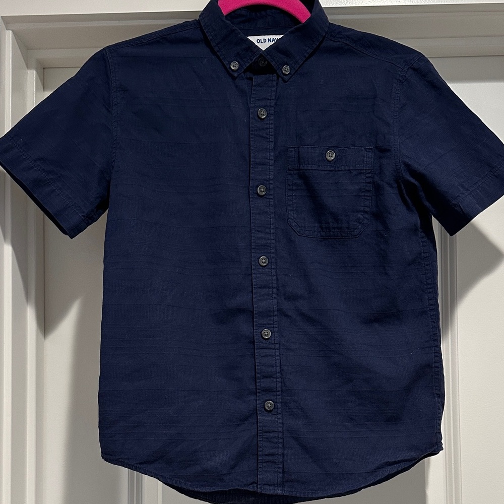 Old Navy Men's Dark Blue Casual Shirt
